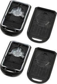 img 1 attached to 🔑 Honda Odyssey Key Fob Shell Case & Pad Set | Fits 2005-2010 | Keyless Entry Remote | Pack of 2