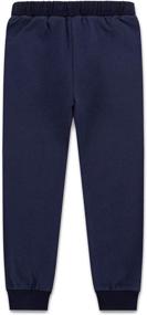 img 2 attached to 👖 DEESPACE Velvet Sweatpants: Stylish Drawstring Boys' Clothing for Ages 3-12 - Comfortable Pants