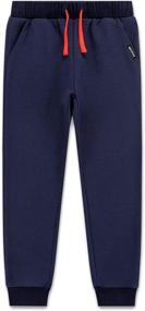 img 3 attached to 👖 DEESPACE Velvet Sweatpants: Stylish Drawstring Boys' Clothing for Ages 3-12 - Comfortable Pants