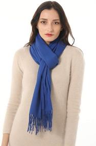 img 2 attached to 🧣 Pashmina Cashmere Holiday Women's Accessories: Scarves & Wraps for Christmas, Valentine's Day, Birthdays