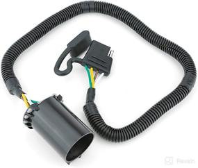 img 4 attached to 🔌 Enhanced Black Replacement OEM Tow Package Wiring Harness by Reese Towpower 85262
