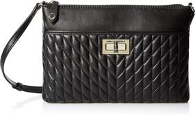 img 4 attached to Karl Lagerfeld Paris Agyness Crossbody Women's Handbags & Wallets : Crossbody Bags