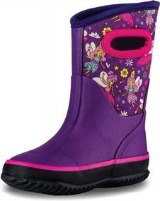img 4 attached to Lone Cone Insulating All Weather MudBoots For Toddlers And Kids - Warm Neoprene Boots For Snow, Rain, And Muck