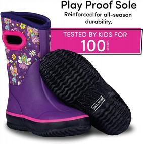 img 2 attached to Lone Cone Insulating All Weather MudBoots For Toddlers And Kids - Warm Neoprene Boots For Snow, Rain, And Muck