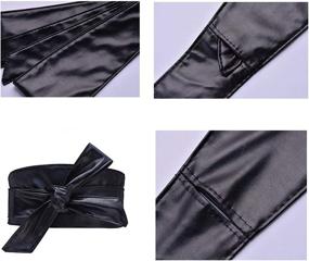 img 1 attached to 👩 Cityelf Leather Women's Waistband with Belts - Enhancing Women's Accessories