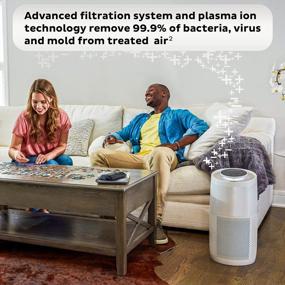 img 3 attached to Instant HEPA Quiet Air Purifier, From The Makers Of Instant Pot With Plasma Ion Technology For Rooms Up To 1,940Ft2, Removes 99% Of Dust, Smoke, Odors, Pollen & Pet Hair, For Bedrooms, Offices, Pearl