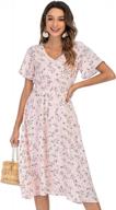 flowy floral chiffon dresses for women: perfect homecoming, cocktail, beach sun dress by gardenwed logo
