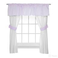 candyland window valance curtain lavender logo