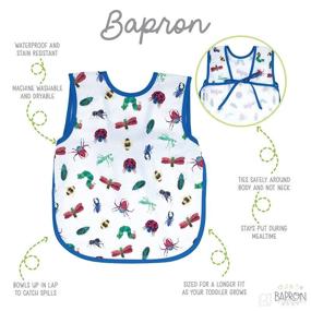 img 3 attached to 🐞 Shop the BapronBaby Eric Carle Bug World Bapron: Soft, Waterproof, Stain Resistant Bib - Machine Washable - 6m - 5yr