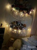 img 1 attached to Boho-Inspired Macrame Hammock & Starlight Storage: Perfect For Nursery Rooms review by James Cash