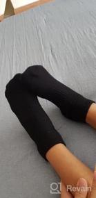 img 5 attached to Soft And Moisture-Wicking Bamboo Socks - Unisex Cushioned Comfortable Ankle/Crew Workout Socks In 1/3/6 Pairs