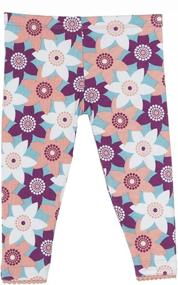 img 1 attached to KicKee Pants Legging Natural Months Girls' Clothing and Leggings