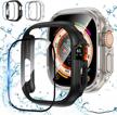 49mm apple watch ultra case + screen protector: 2+2 goton accessories for iwatch ultra logo