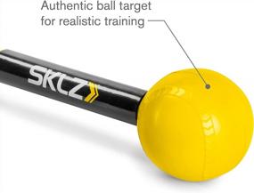 img 3 attached to Улучшите качание софтбола с помощью тренажера для ударной клюшки SKLZ и амортизирующей ручки - 52