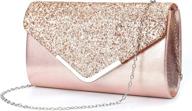 ziumudy sparkle envelope clutches shoulder women's handbags & wallets - clutches & evening bags логотип