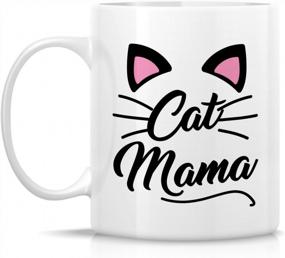 img 3 attached to Cat Mama Cat Lovers 11 Oz Ceramic Coffee Mug - Funny, Sarcasm, Sarcastic Gift For Wife, Girlfriend, Friends, Coworkers, Mom Mother Grandma - Retreez
