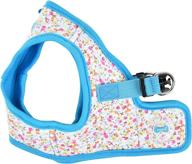 🐾 “puppia wildflower harness b - sky blue - l: stylish and comfortable dog harness” логотип