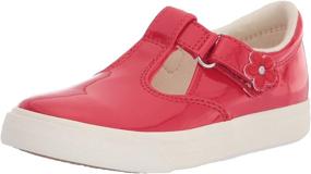 img 4 attached to Keds Daphne T-Strap Sneaker - School Uniforms Shoes for Toddler Girls