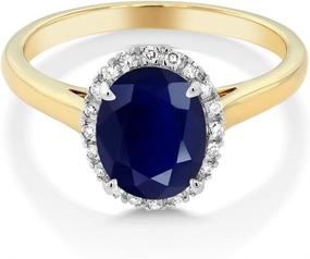 img 3 attached to Women's Engagement Jewelry by Gem Stone King - Available for Wedding & Engagement