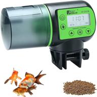 🐠 convenient & reliable: automatic fish feeder with timer setting, 200ml capacity & moisture-proof design – perfect for aquarium tanks, turtles, goldfish during vacation & travel! logo