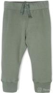 👶 organic cotton baby unisex jogger pants by colored organics логотип