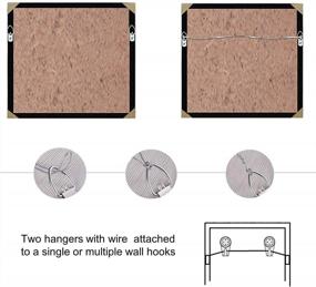 img 1 attached to 100-футовая 7-жильная оцинкованная стальная проволока для подвешивания картин для фоторамок, картин, зеркал и произведений искусства своими руками - 30,5 м плетеных веревочных настенных вешалок