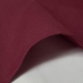 img 1 attached to TableLinensforLess Overstock Квадратные скатерти премиум-класса (квадрат 84 дюйма, бордовый)