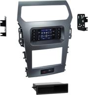 📱 metra 99-5847ch in-dash mounting kit for 2011-2015 ford explorer with factory 4.2" screen logo