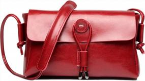 img 4 attached to Covelin Envelope Crossbody Bag: Stylish And Elegant Genuine Leather Handbag For Women