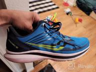 img 1 attached to Saucony Kinvara Athletic Shoes for Men - Black/Silver (Medium) review by Dominic Kimbro