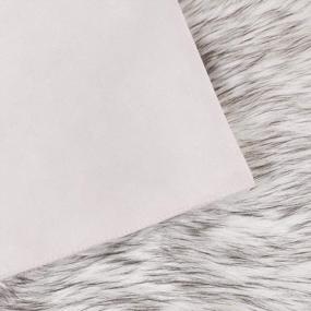 img 2 attached to Experience Comfort And Luxury With ITSOFT Premium Soft Faux Fur Area Rug - Perfect For Bedroom, Living Room And More!