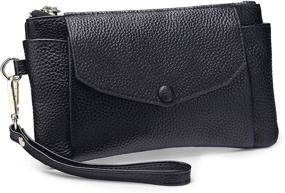 img 4 attached to YALUXE Wristlet Crossbody Cellphone Smartphone Women's Handbags & Wallets : Wristlets