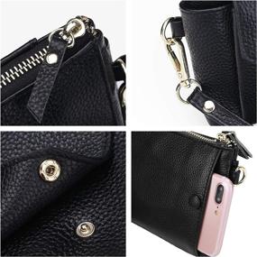 img 2 attached to YALUXE Wristlet Crossbody Cellphone Smartphone Women's Handbags & Wallets : Wristlets