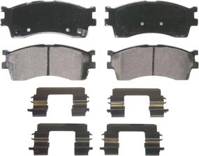 img 4 attached to Wagner QuickStop ZD889 Ceramic Disc Brake Pads - High-performance Set for Enhanced Braking