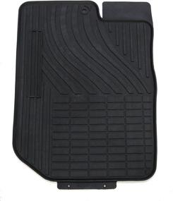 img 2 attached to All-Weather Black Rubber Floor Mats for 2010-2015 Kia Optima - TMB