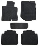 all-weather black rubber floor mats for 2010-2015 kia optima - tmb logo