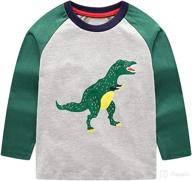 🦕 dinosaurs and other extinct animals t-shirt for toddler baby boys and girls - printed tee tops with short sleeves - trendy clothes logo