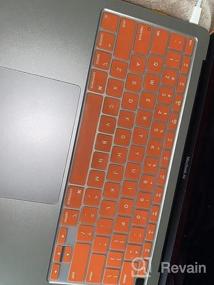 img 6 attached to Se7Enline совместим с корпусом MacBook Air M2 2022 года 13-дюймовый жесткий чехол для ноутбука для Mac Air 13,6-дюймовая модель A2681 M2 и защитный чехол для клавиатуры, кристально-черный