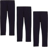 💃 stylish and durable girls' solid leggings pants at leggings: classic girls' clothing logo