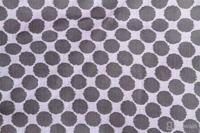 img 2 attached to 🛌 Bacati Muslin Ikat Dots Sleeping Bag: Small Grey Wearable Blanket for Comfortable Slumber