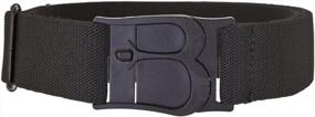 img 4 attached to Say Goodbye To Belt Bulges: BELTAWAY'S Flat Buckle No Show Belt For Women