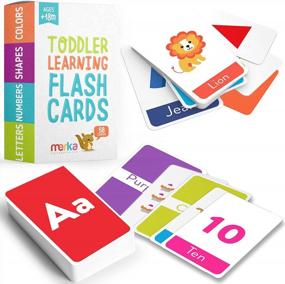 img 4 attached to Alphabet Flash Cards For Toddlers 2-4 Years - Learn Colors Numbers Shapes Animals ABC Letters & Sight Words - Educational Preschool Learning Toy 58 Picture Cards