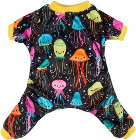 img 4 attached to 🐾 CuteBone Jellyfish Dog Pajamas - Pet Clothes Jumpsuit P80S