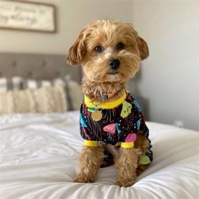 img 3 attached to 🐾 CuteBone Jellyfish Dog Pajamas - Pet Clothes Jumpsuit P80S