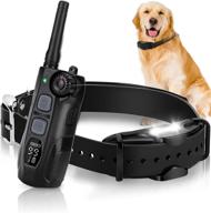 🐶 waterproof e-collar for dogs training with remote - dog training collar for small, medium, large dogs - shock collar with 1.24 mile remote range - dog trainer collar with 100 levels of static, vibration, and tone логотип