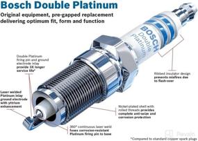 img 1 attached to 🚗 Bosch Automotive (8101) OE Fine Wire Double Platinum Spark Plug - Single: Enhanced Performance for Your Vehicle