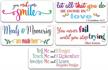 sooqoo word stencils for painting - large quote stencils for painting on wood wall canvas fabrics – reusable inspirational word stencils for home decor and diy craft (pack-6,15x6 inch) 1 logo