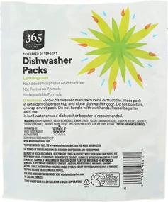 img 3 attached to 365 by Whole Foods Market Lemongrass Dish Pods: 18 Count, 9.5 Ounce Powdered Detergent
