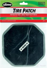 img 1 attached to 🔧 1028-A Slime Tire Patch for Bias Ply Cord Tires, 6 Inch