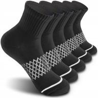 dearmy мягкие низкие спортивные носки до щиколотки для мужчин и женщин со спортивным вкладышем - идеально подходят для пеших прогулок и бега (5 пар) логотип